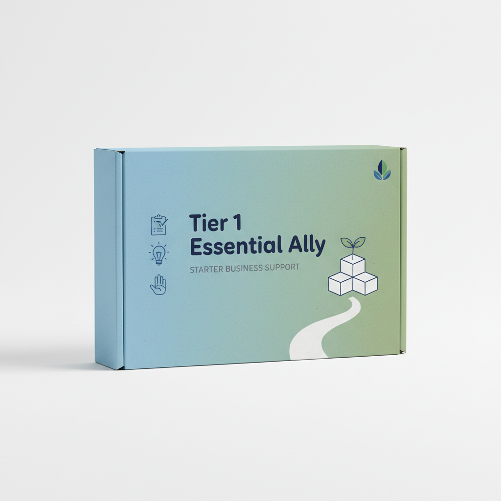 Tier 1 essential ally, this will be a package for people that are starting their business but need minimal help